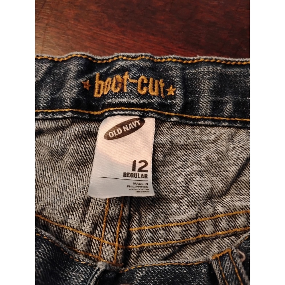Old Navy Women's Bootcut Jeans Size 12 Regular Medium Wash 100% Cotton‎ Y2K - Picture 3 of 6